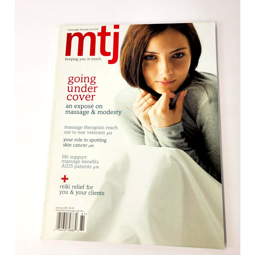 Massage Therapy Journal Spring 2008 Going Under Cover Massage Modesty Back Issue